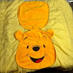 Vintage Winnie the Pooh 2-in-1 Travel Plush Pillow to Lightweight Blanket
